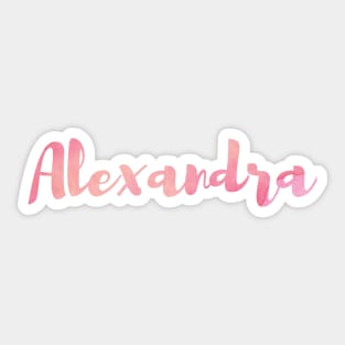 Alexandra Sticker